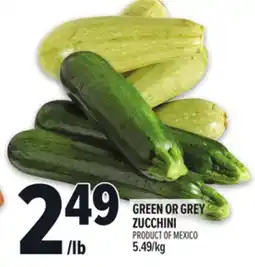 Metro GREEN OR GREY ZUCCHINI offer