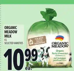 Metro ORGANIC MEADOW MILK offer