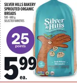 Metro SILVER HILLS BAKERY SPROUTED ORGANIC BREADS offer