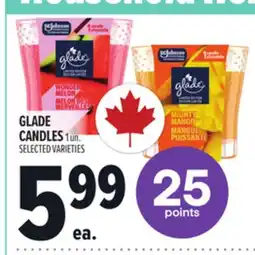 Metro GLADE CANDLES offer