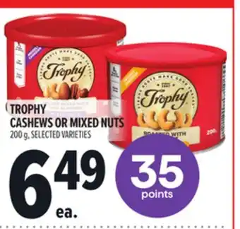 Metro TROPHY CASHEWS OR MIXED NUTS offer
