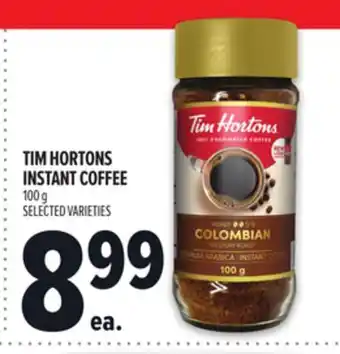 Metro TIM HORTONS INSTANT COFFEE offer