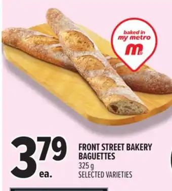 Metro FRONT STREET BAKERY BAGUETTES offer
