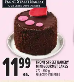 Metro FRONT STREET BAKERY MINI GOURMET CAKES offer