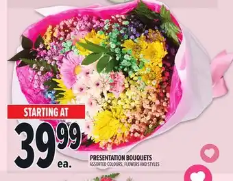 Metro PRESENTATION BOUQUETS offer