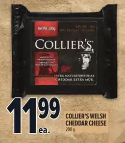 Metro COLLIER'S WELSH CHEDDAR CHEESE offer
