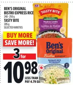 Metro BEN'S ORIGINAL BISTRO EXPRESS RICE offer