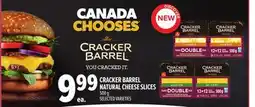 Metro CRACKER BARREL NATURAL CHEESE SLICES offer