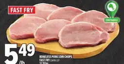 Metro BONELESS PORK LOIN CHOPS FAST FRY offer
