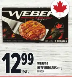 Metro WEBERS BEEF BURGERS offer