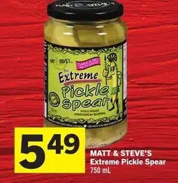 Foodland MATT & STEVE'S Extreme Pickle Spear offer