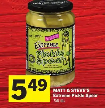 Foodland MATT & STEVE'S Extreme Pickle Spear offer