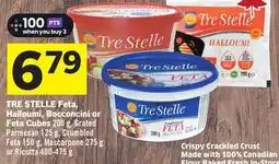 Foodland TRE STELLE Feta, Halloumi, Bocconcini or Feta Cubes offer