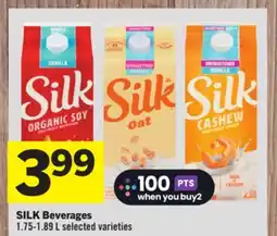 Foodland SILK Beverages offer