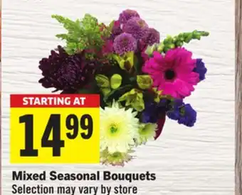 Foodland Mixed Seasonal Bouquets offer