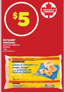 Loblaws NO NAME PEROGIES 2KG offer