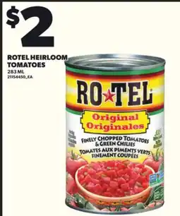 Loblaws ROTEL HEIRLOOM TOMATOES 283ML offer