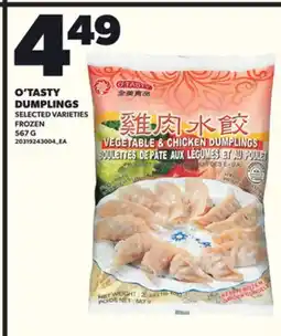 Loblaws O'TASTY DUMPLINGS, 567G offer