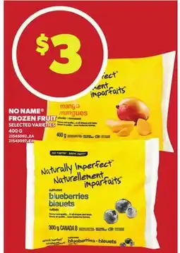 Loblaws NO NAME FROZEN FRUIT, 400G offer