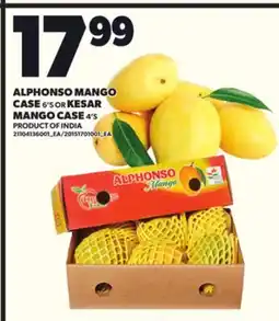 Loblaws ALPHONSO MANGO CASE 6'S OR MANGO CASE MANGO CASE 4'S offer