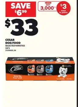 Loblaws CESAR DOG FOOD 24'S offer