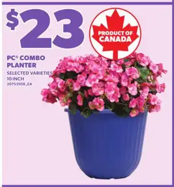 Loblaws PC COMBO PLANTER, 10 INCH offer