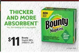 Loblaws BOUNTY NAPKIN, 400'S offer