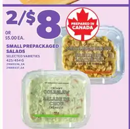 Loblaws SMALL PREPACKAGED SALADS 425/454G offer