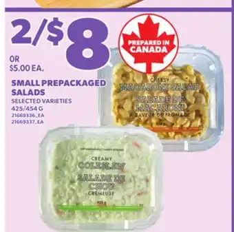 Loblaws SMALL PREPACKAGED SALADS 425/454G offer