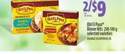 Loblaws OLD EL PASO DINNER KITS, 250-510g offer
