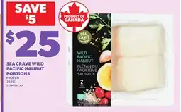 Loblaws SEA CRAVE WILD PACIFIC HALIBUT PORTIONS, 260G offer