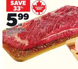 Loblaws WHOLE BEEF BRISKET offer