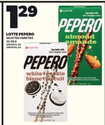 Loblaws LOTTE PEPERO 32-50G offer