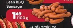 Loblaws LEAN BBQ SAUSAGE offer