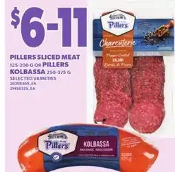 Loblaws PILLERS SLICED MEAT 125-200G OR PILLERS KOLBASSA 250-375G offer