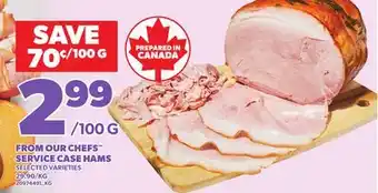 Loblaws FROM OUR CHEFS SERVICE CASE HAMS offer