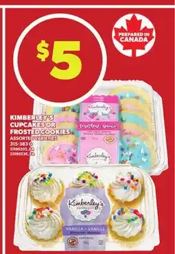 Loblaws KIMBERLEY'S CUPCAKES OR FROSTED COOKIES, 315-383 G offer