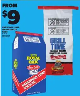 Loblaws CHARCOAL LUMP OR BRIQUETTE BAGS, 8-20LB offer