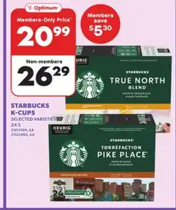 Loblaws STARBUCKS K-CUPS, 24'S offer