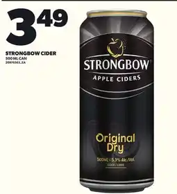Loblaws STRONGBOW CIDER, 500ML CAN offer