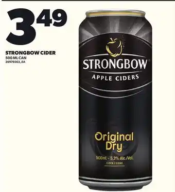 Loblaws STRONGBOW CIDER, 500ML CAN offer