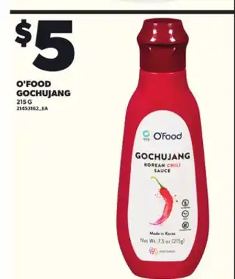 Loblaws O'FOOD GOCHUJANG, 215G offer