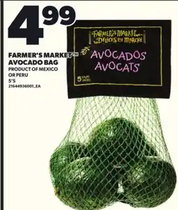 Loblaws FARMER'S MARKET AVOCADO BAG, 5's offer