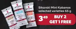 Loblaws SIKORSKI MINI KABANOS 65G offer
