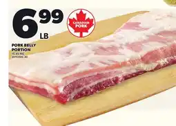 Loblaws PORK BELLY PORTION offer