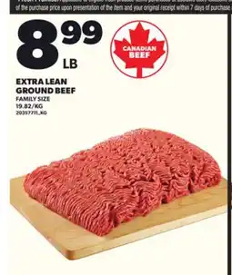 Loblaws EXTRA LEAN GROUND BEEF offer