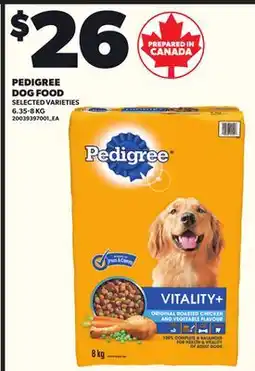 Loblaws PEDIGREE DOG FOOD 6.35-8KG offer