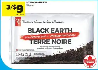Real Canadian Superstore PC BLACK EARTH SOIL 25 L offer