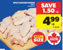 Real Canadian Superstore SPLIT CHICKEN WINGS offer