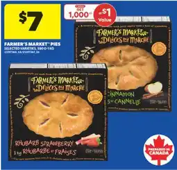 Real Canadian Superstore FARMER'S MARKET PIES, 580 G-1 KG offer